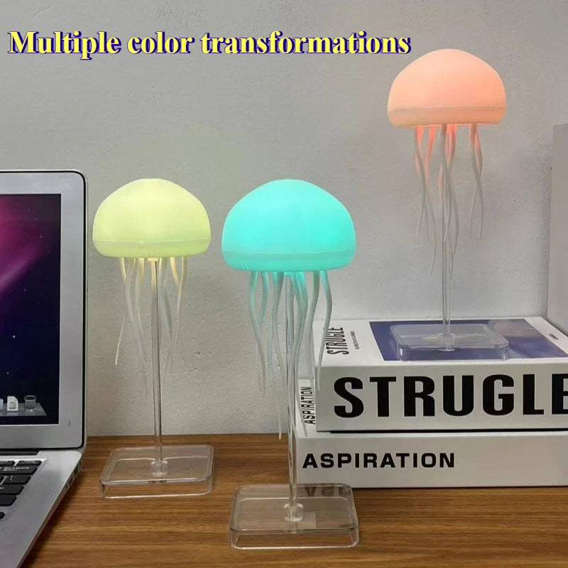 Voice-Controlled Jellyfish Lamp with Color Gradient