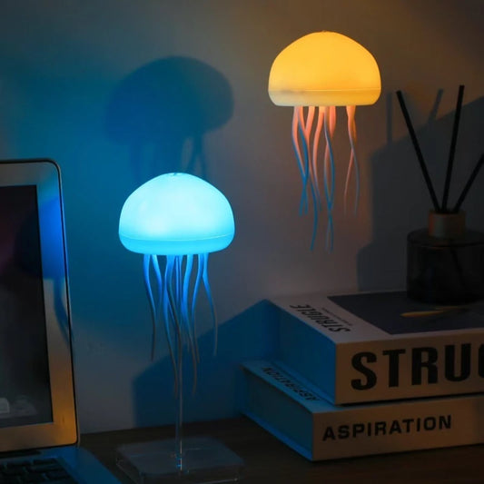 Voice-Controlled Jellyfish Lamp with Color Gradient