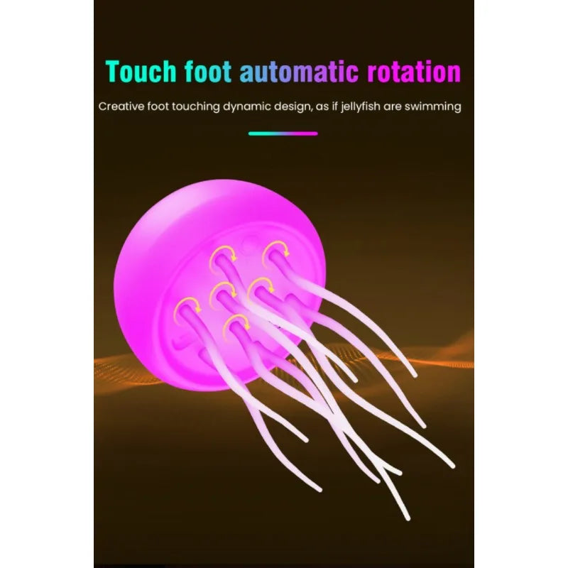 Voice-Controlled Jellyfish Lamp with Color Gradient